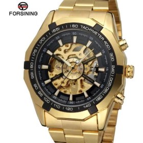 Resim Hanyang Resim Gösterisi Olarak Üst Marka Lüks Moda Kazanan Adam Izle Erkekler Otomatik Mekanik Altın Hediye Tam Paslanmaz Çelik Vintage Erkekler Forsining (Yurt Dışından) 