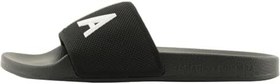 Resim Armani Exchange Erkek Mykonos, Kint Band, Big Logo Slide Sandalet 