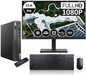 Resim Lenovo Thinkcentre Neo 50Q Gen 4 Intel Core I5-13420H 64GB 2tb SSD Windows 11 Home 23.8" Masaüstü Bilgisayar 12LN0048TRMH09 + Zetta Flash Bellek 