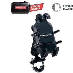 Resim Knmaster Tt-860 Titreşim Engelleyicili Tüm Motosikletlere Uyumlu Telefon Tutucu 