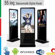 Resim LED MAGIC LIGHT 55" Dokunmatik Dijital Kiosk Android 