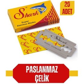 Resim Skygo Shark 20 Adet Paslanmaz Çelik Tıraş Jileti 