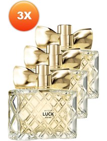 Resim Avon Luck Kadın Parfüm Edp 50 Ml. Üçlü Set 
