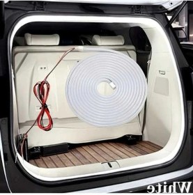 Resim Trendooze Turcoshop11 Beyaz 157.48in Araç Led Şerit Işığı - 5 Renk Suv Sedan Uygun, Zararsız Kurulum 