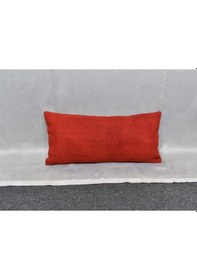 Resim Zehra Abla Halı Yeni El Dokuma Dekoratif Lumbar Kilim Kırlent Yastık Kılıfı 6617 Çok Renkli 