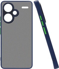Resim Xiaomi Redmi Note 13 Pro Plus 5g Uyumlu Kılıf Zore Hux Kapak-lacivert 