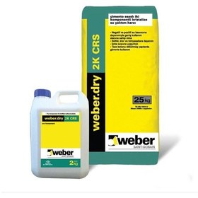 Resim Weber Dry 2K Crs Kristalize Su Yalıtımı Set (25+2 Kg) 