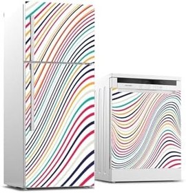 Resim Buzdolabı Ve Bulaşık Makinesi Takım Sticker 0274 