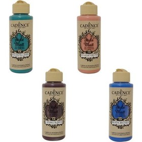 Resim Cadence Style Matt Akrilik Boya 120Ml 9034 Toz Mavi 