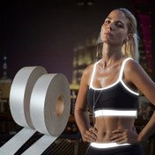 Resim DIY Giysi Dikiş için Karanlıkta Parlayan Yansıtıcı Kumaş - Önceden Kesilmiş Düz Renkli El Sanatları Malzemesi, Spor Giysiler için Çoklu Boyutlar, Dikiş İçin Kumaş, Karanlıkta Parlayan Kumaş, Sadece Elde Yıkama, Yüksek Görünürlük Materyali, Dayanıklı Malzeme, Açık Hava Tutkunları 