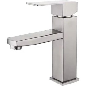 Resim Yuen Lavabo Bataryası Sus304 Paslanmaz Çelik Inox Renk Modern Tasarım Inox 