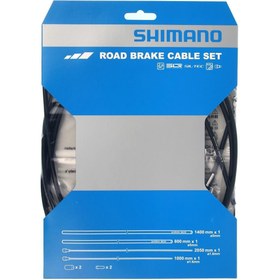 Resim Shimano Fren Kablo Set PTFE Yol Siyah 