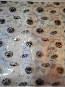 Resim Şefaf Masa Örtüsü 120Cm X 150Cm 1.8Mm Pvc Masa Örtüsü Desenli Kor 