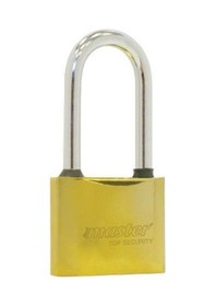 Resim Master Asma Kilit Sarı Kaplama Uzun 32mm 