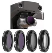 Resim Profisher Djı Mavic 2 Zoom Kamera Lens Filtre 4 Lü Set Mcuv Cpl Nd4 Nd8 
