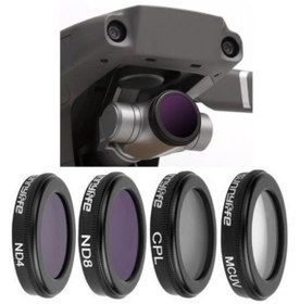 Resim Profisher Djı Mavic 2 Zoom Kamera Lens Filtre 4 Lü Set Mcuv Cpl Nd4 Nd8 