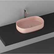 Resim İsvea Infinity Somon 55 cm Tezgah Üstü Lavabo 