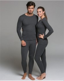 Resim Thermoform Artica Unisex Termal İçlik Set Antrasit Koyu Gri 