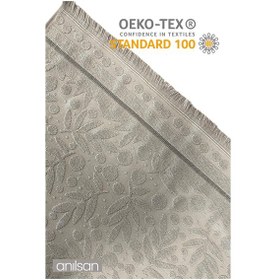 Resim 2'li Ela Banyo Havlusu - 70x140 Cm, 570gr, %100 Pamuk, Spa Ve Otel Havlusu, Günlük Kullanıma Uygun Gri 