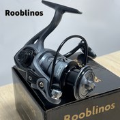 Resim ROOBLINOS 2000 3000 4000 5000 6000 7000 Süper Hafif Döner Balıkçılık Makinesi - Paslanmaz Çelik ve Naylon, İki El, Tuzlu Su ve Tatlı Su Balıkçılığı, Siyah, Döner Makine, Tatlı Su Balıkçılığı Ekipmanı, Şık Makara Tasarımı, Dayanıklı Balıkçılık Makinesi 