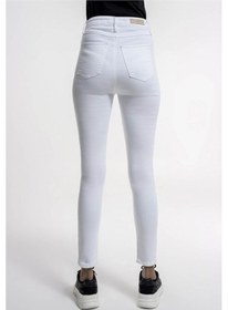 Resim Loft Beyaz Kadın Jean Pantolon Lf2032465 Beyaz 