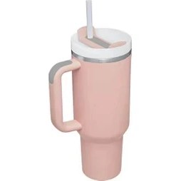 Resim Shun Shop 40OZ Sapır Kupa 319 Paslanmaz Çelik Kupa Vakum Çift Katmanlı Taşınabilir Buzlu Bully Saman Vakum Kupası (Yurt Dışından) 