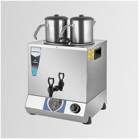 Resim MİDİNOKS MD.TT02 Standart Elektrikli Çift Demlikli Çay Makinesi Semaver 17 Lt (Demlikler Dahil) 