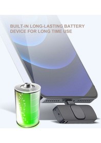 Resim Apple Uyumlu iPhone Ios Kablosuz Yaka Mikrofonu Ses Arayüzü Mini Yaka Mikrofonu Çok Yönlü Mikrofon,klipsli Siyah 