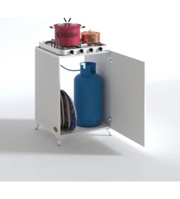 Resim Kenzlife Ocak Dolabı Hoşseda Byz 85*60*56 Hazır Mutfak Klasik Set Üstü Ocak Için Arkalıksız 