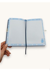 Resim Sevimli Kutup Ayısı Hatıra Defteri Günlük Kilitli Defter 80 Yaprak -lacivert 