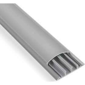 Resim Mutlusan 60X15 mm Yapışkanlı Bantlı Balık Sırtı Kablo Kanalı Gri 