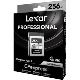Resim Lexar 256GB LCXEXSL256G-RNENG Cf-Exp Professional Cfexpress Type B Kart Silver Serie Up To 1750MB/S Okuma 1300 Mb/s Yazma Hafıza Kartı 