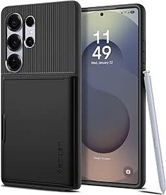 Resim Spigen Galaxy S25 Ultra Kılıf Slim Armor CS Black - ACS08967 