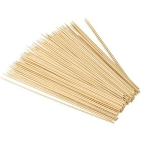 Resim Ahşap Çöp Şiş Çubuğu 20 Cm 100 Adet 