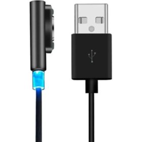 Resim CoverZone Xperia Z Ultra Manyetik Led Işıklı Data - Şarj Kablo 