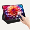 Resim NPO NPM6T 15.6" IPS FHD 5ms 60Hz Type-C Telefon - Oyun Konsolu Uyumlu Dokunmatik Taşınabilir Monitör 