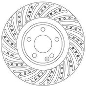 Resim FREN DISKI ON MERCEDES W176 W246 C117 X117 X156 