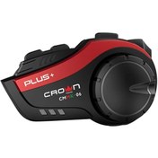 Resim Crown Micro 6 Kişilik Motosiklet Kask Bluetooth Intercom Seti Kask Interkom Cmmk-06 Plus 