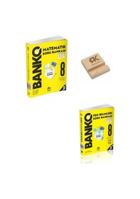 Resim Model Eğitim Lgs 8. Sınıf Banko Matematik Ve Fen Bilimleri Soru Bankası + Telefon Standı 
