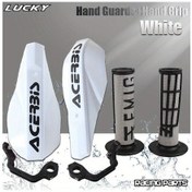 Resim Dream011 Emıg Beyaz Set Motosiklet El Koruyucu - Dayanıklı Pp, Ktm Honda Yamaha Dirt Bisikletleri İçin 