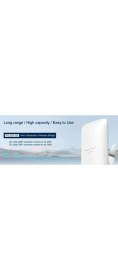 Resim Ruijie Reyee RG-EST350 V2 867MBPS 5km Ptp 30 Derece Diş Ortam 2 Li Set Access Point(Adaptörlü) 