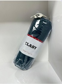 Resim Clasy Ranforce Lastikli Çarşaf Seti Tek Kişilik Düz Lacivert Çok Renkli 