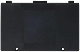 Resim OEM Black Gamepad Battery Cover Replacement Lid door Kit Compatible With Wii U GamePad 