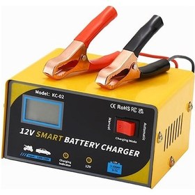 Resim Supermarket1 Araba Akü Şarj Cihazı 12v 3ah-100ah Akü Şarjci Akıllı Di Sarı Sarı 