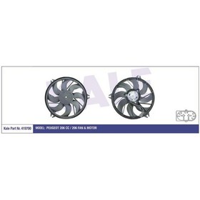 Resim Kale-419700 - Fan Motoru Peugeot 206 1.1 1.4 1.6 1.6/2.0 16v-hd 