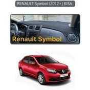 Resim Renault Symbol 2012+ Kısa Torpido Koruma Halısı Gri Kenar 