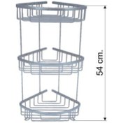 Resim Dekor Banyo Dekor 18 X 18 Üçlü Oval Süngerlik, Şampuanlık 