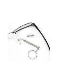 Resim Novahub Paslanmaz Çelik 5 Parça Gümüş Kaplı Tornavida Seti, 10x6x1 Cm 