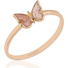 Resim Rose Altın Kelebek Yüzük Sedefli 14K 377236834 