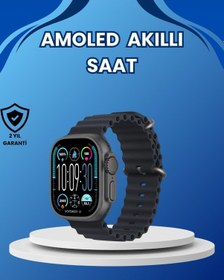 Resim Amoled Ultra Akıllı Saat 15 Gün Batarya Güçlü Ekran 